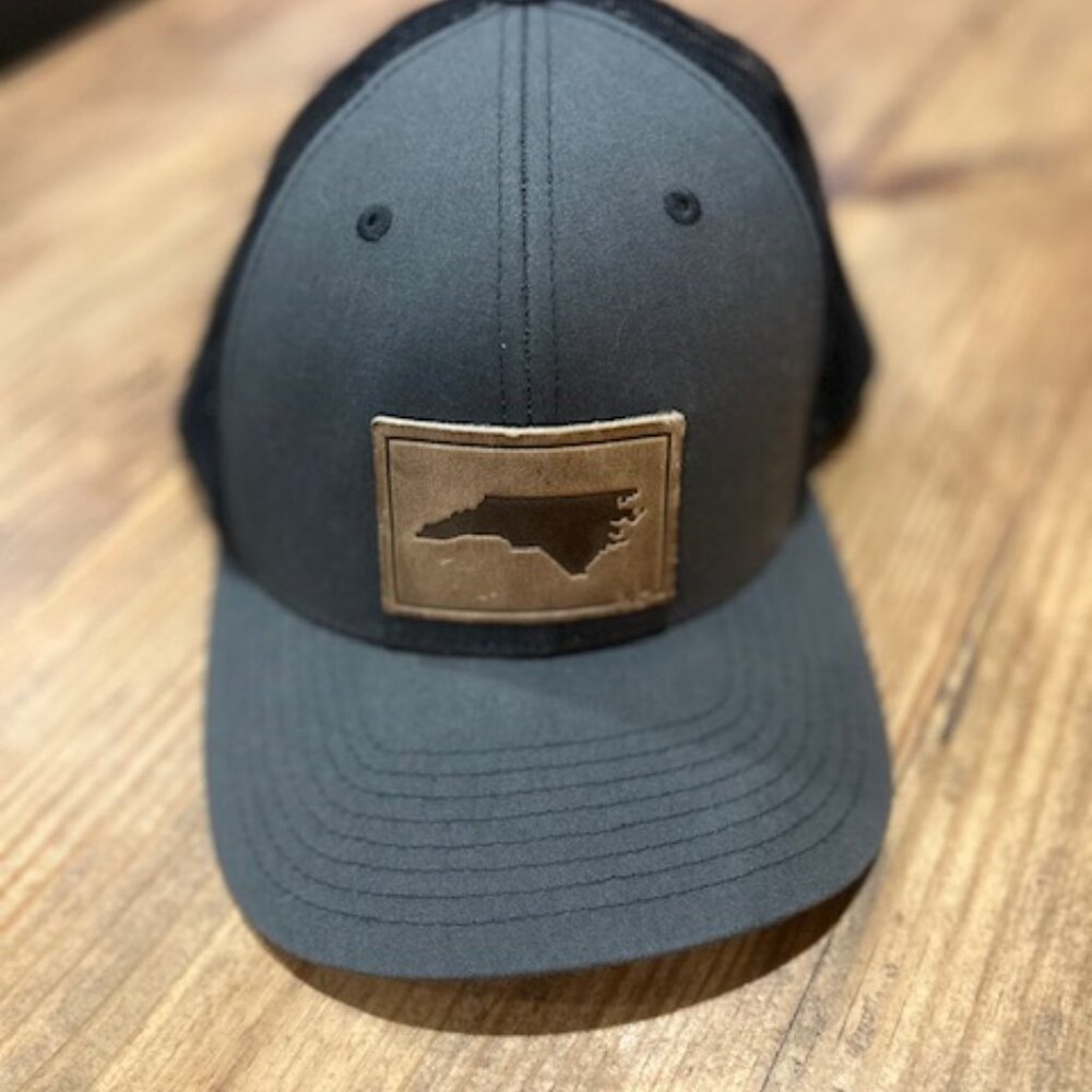 North Carolina State Leather Patch Hat – Like New